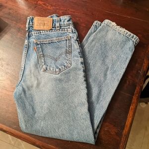 Vintage Orange Tab High Rise Levi's Jeans Pants 26